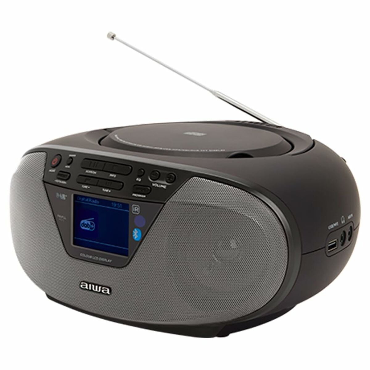 Radio-CD MP3 Aiwa BBTU500DAB/BK Noir FM