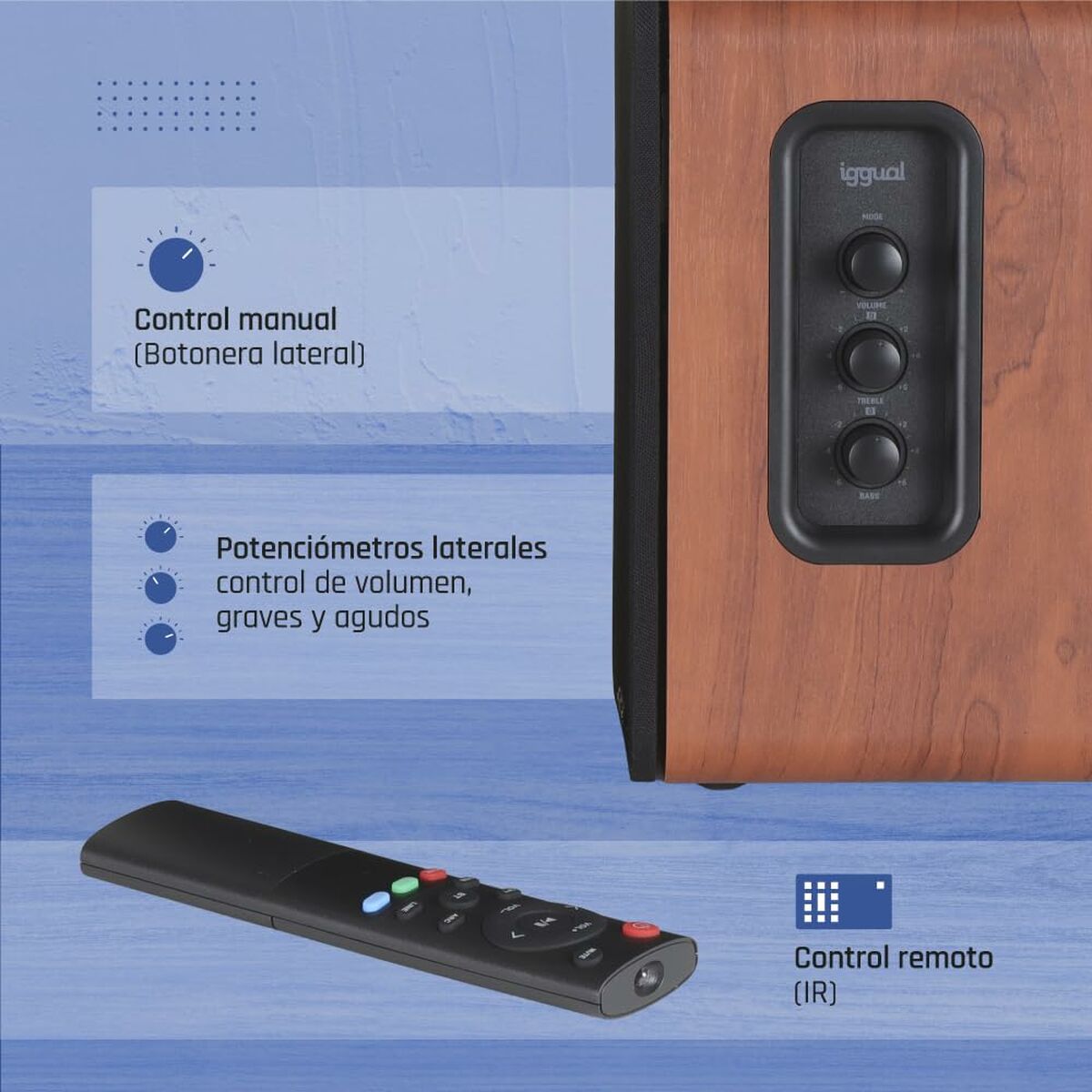 Haut-parleurs de PC iggual IGG319963 50 W