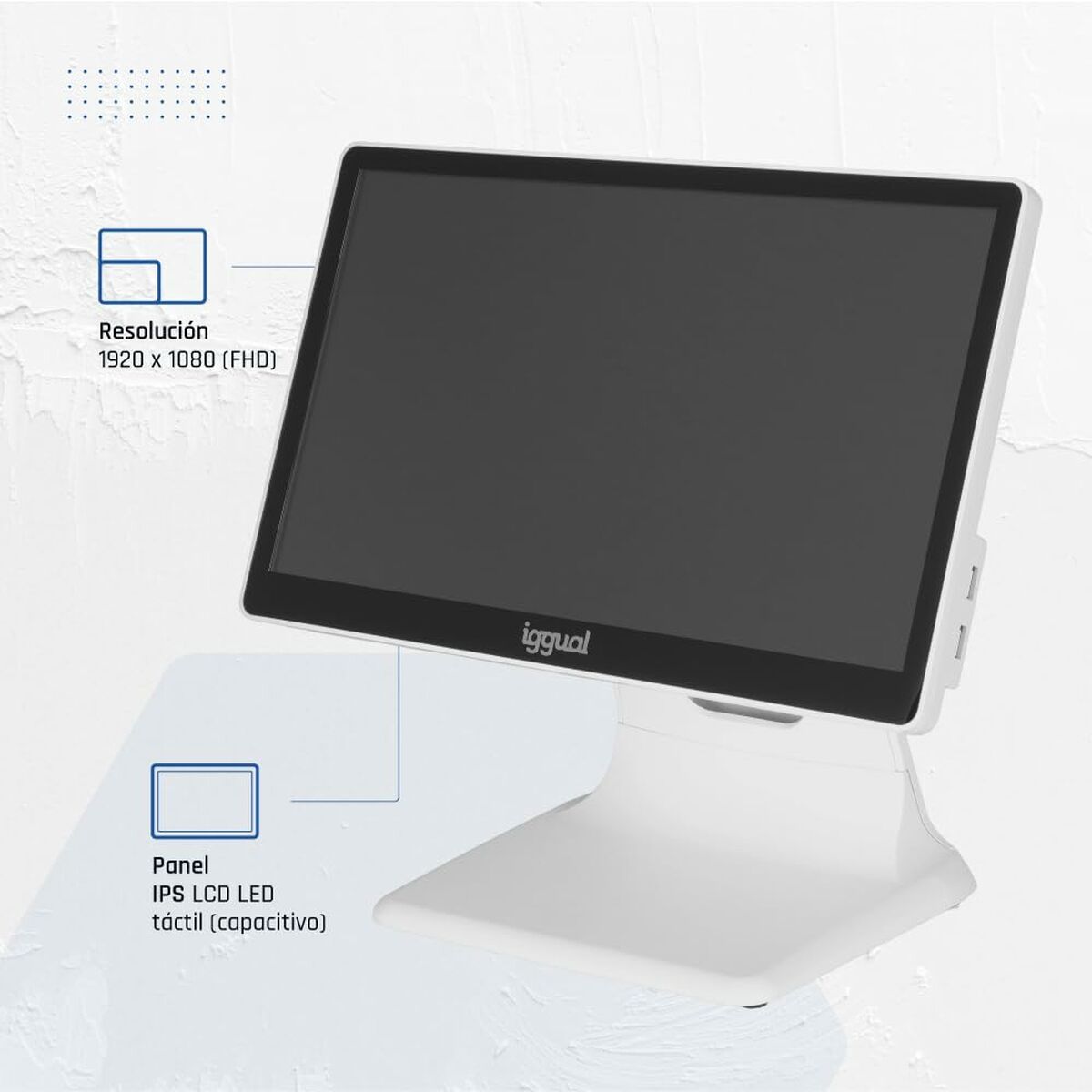 Tout en Un iggual IGG320174 15,6" Intel N100 8 GB RAM 128 GB SSD