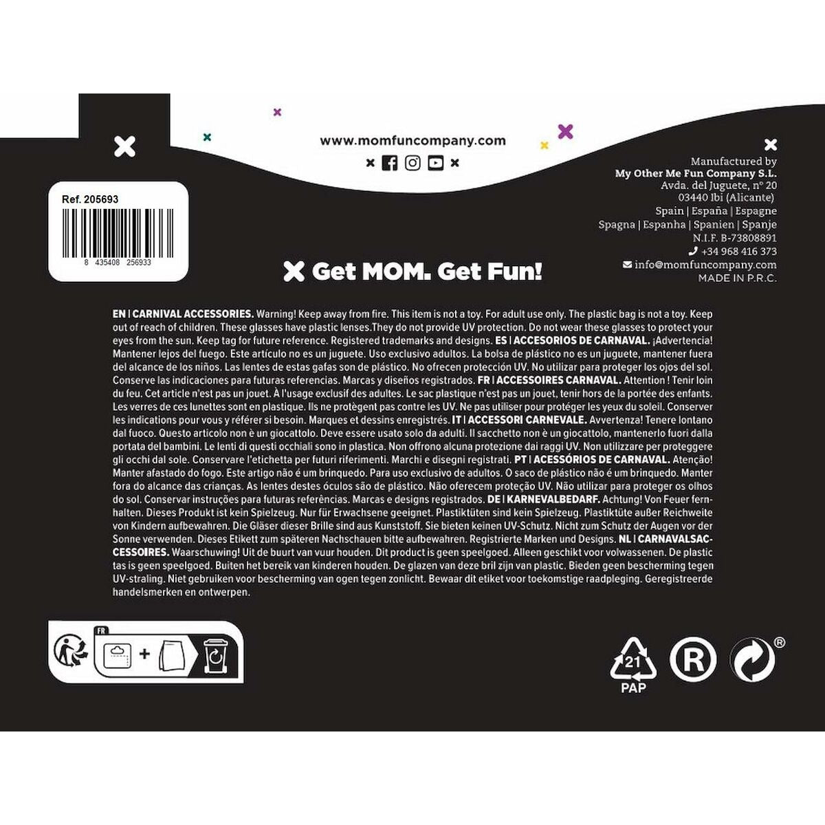 Lunettes My Other Me Taille unique Steampunk