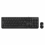 clavier et souris NGS Cocoa Kit Noir Espagnol Qwerty