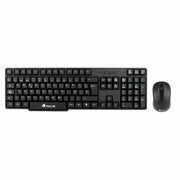clavier et souris NGS EUPHORIA KIT Noir Espagnol Qwerty Sans fil