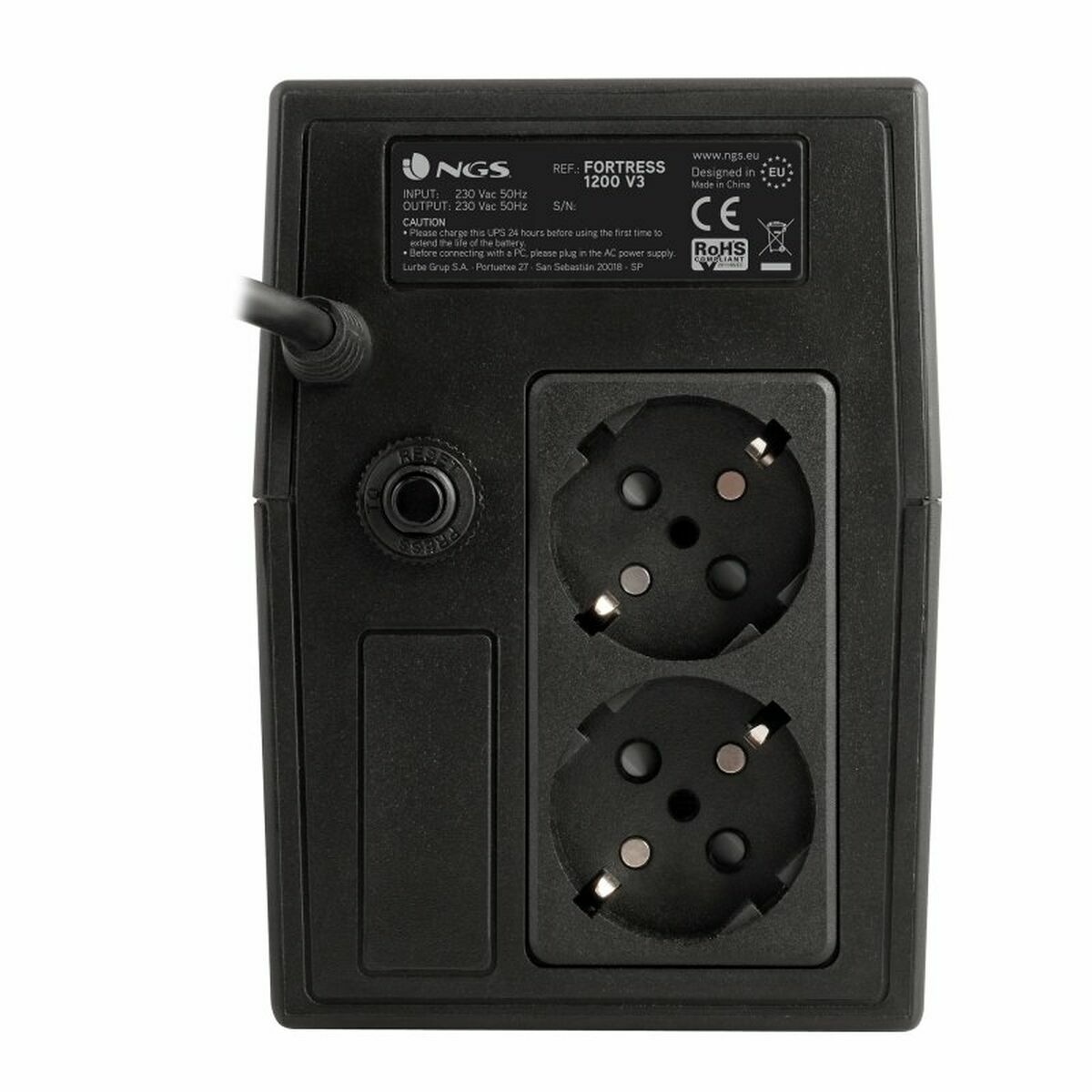 Système d'Alimentation Sans Interruption Interactif NGS FORTRESS 1200 V3 800 VA