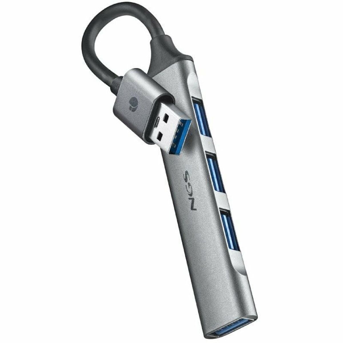 Hub USB NGS IHUB4MICRO Argenté