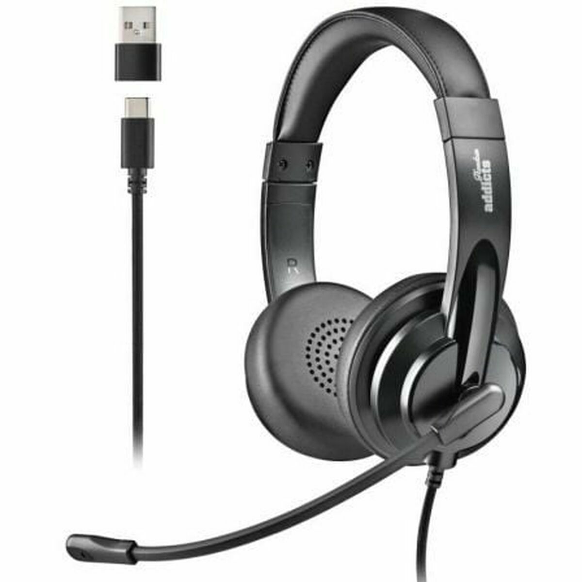 Casque NGS VOX605USBC Noir