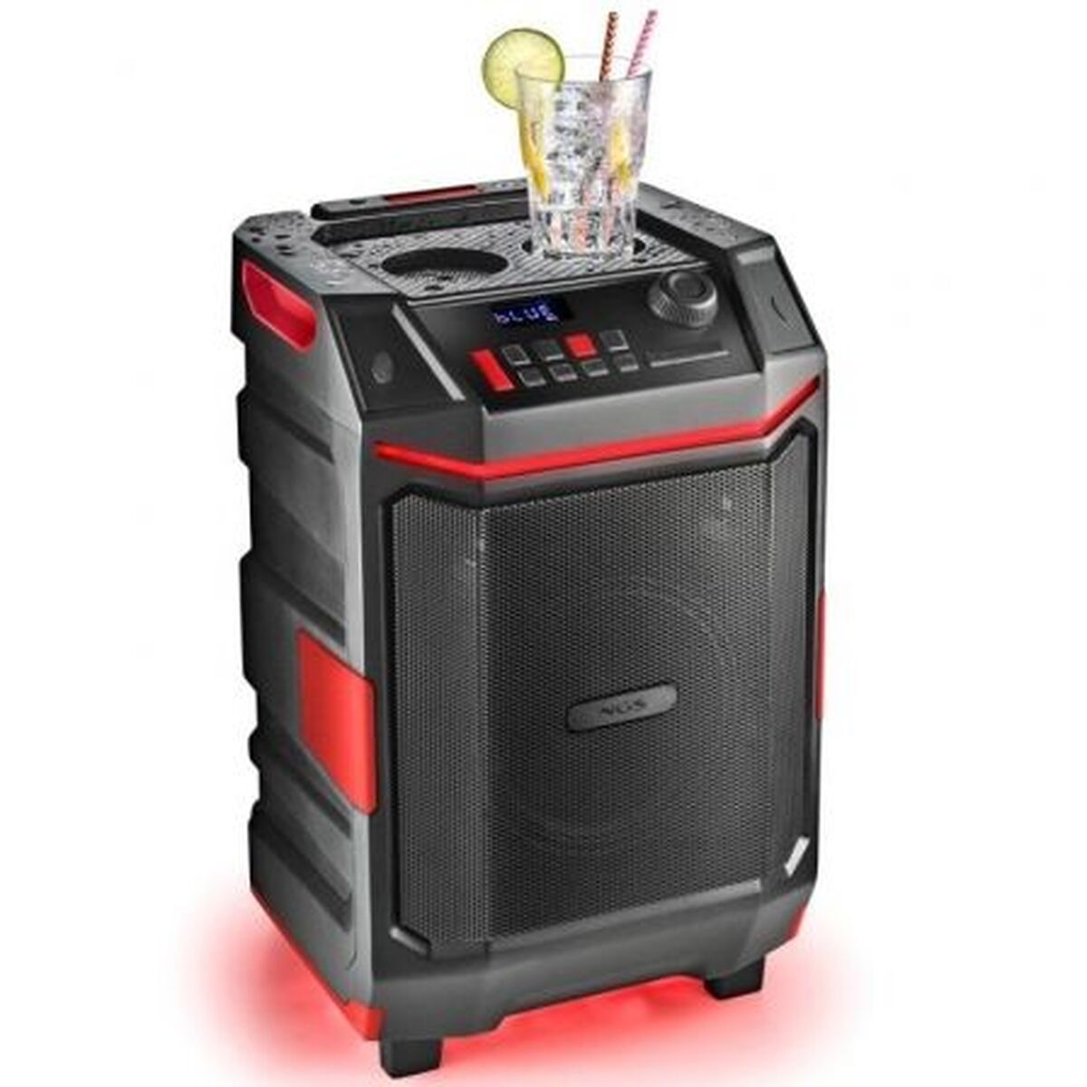 Haut-parleurs bluetooth portables NGS WILDBASH Noir 50 W