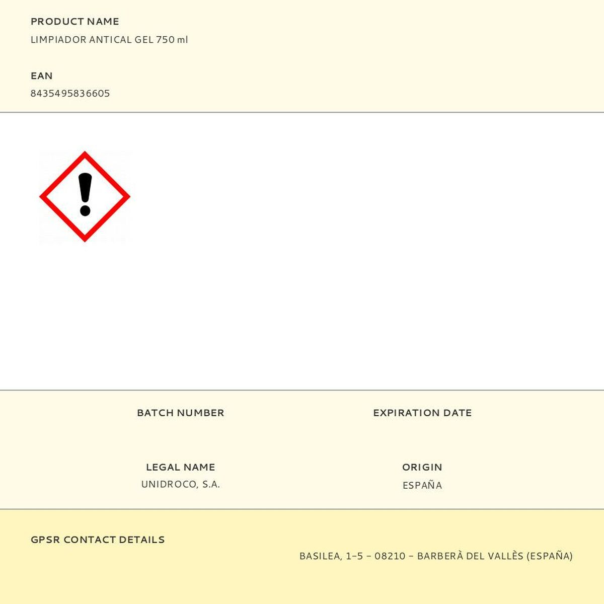 Nettoyant Viakal 750 ml Anti-calcium