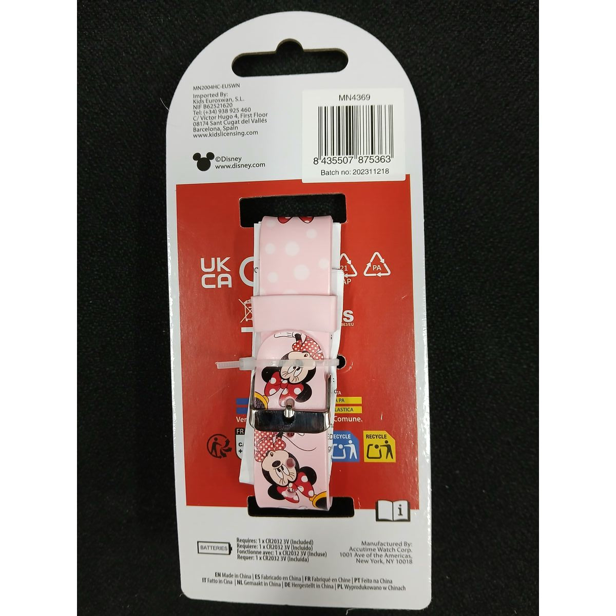 Horloge numérique Minnie Mouse Enfant