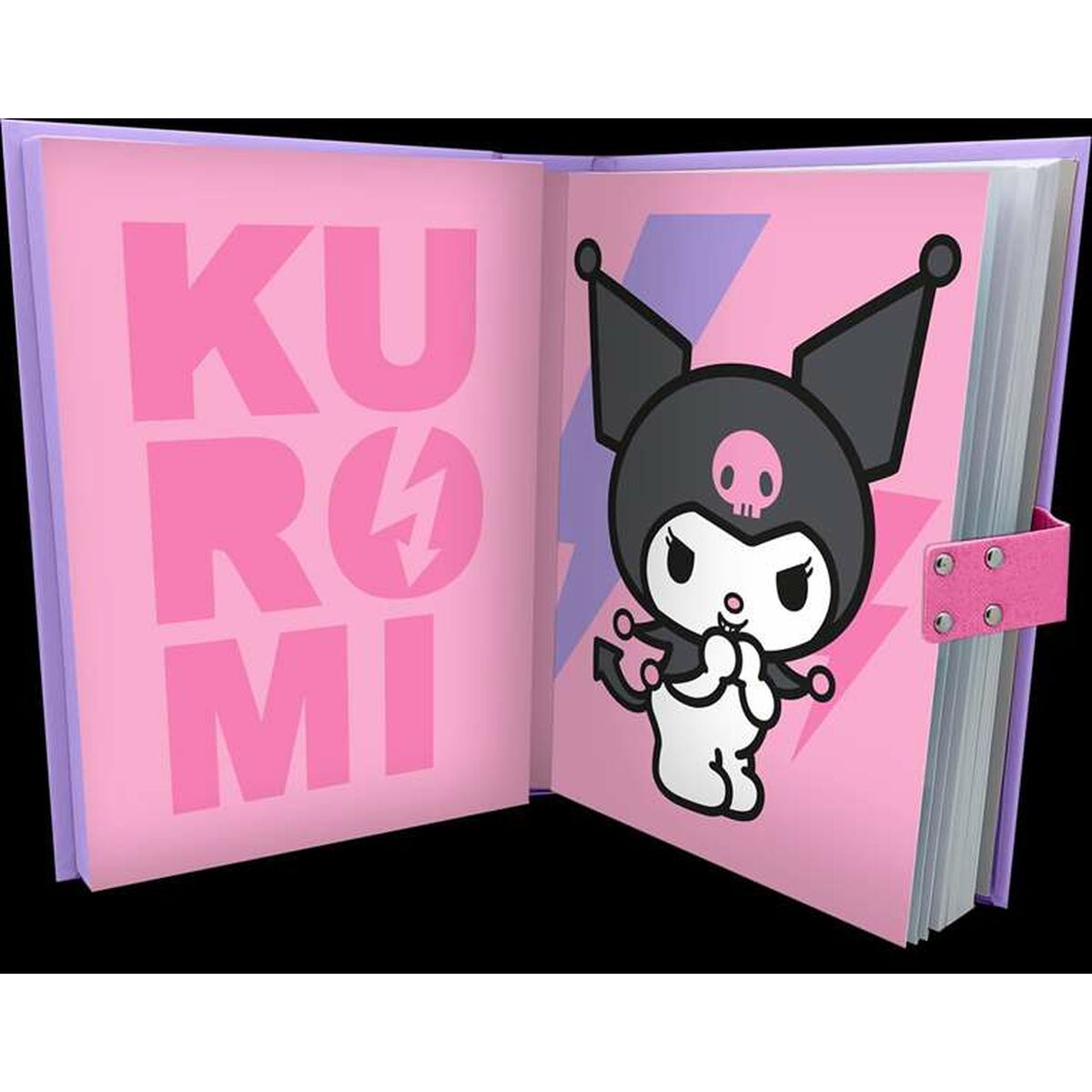 Journal secret avec cadenas Kuromi