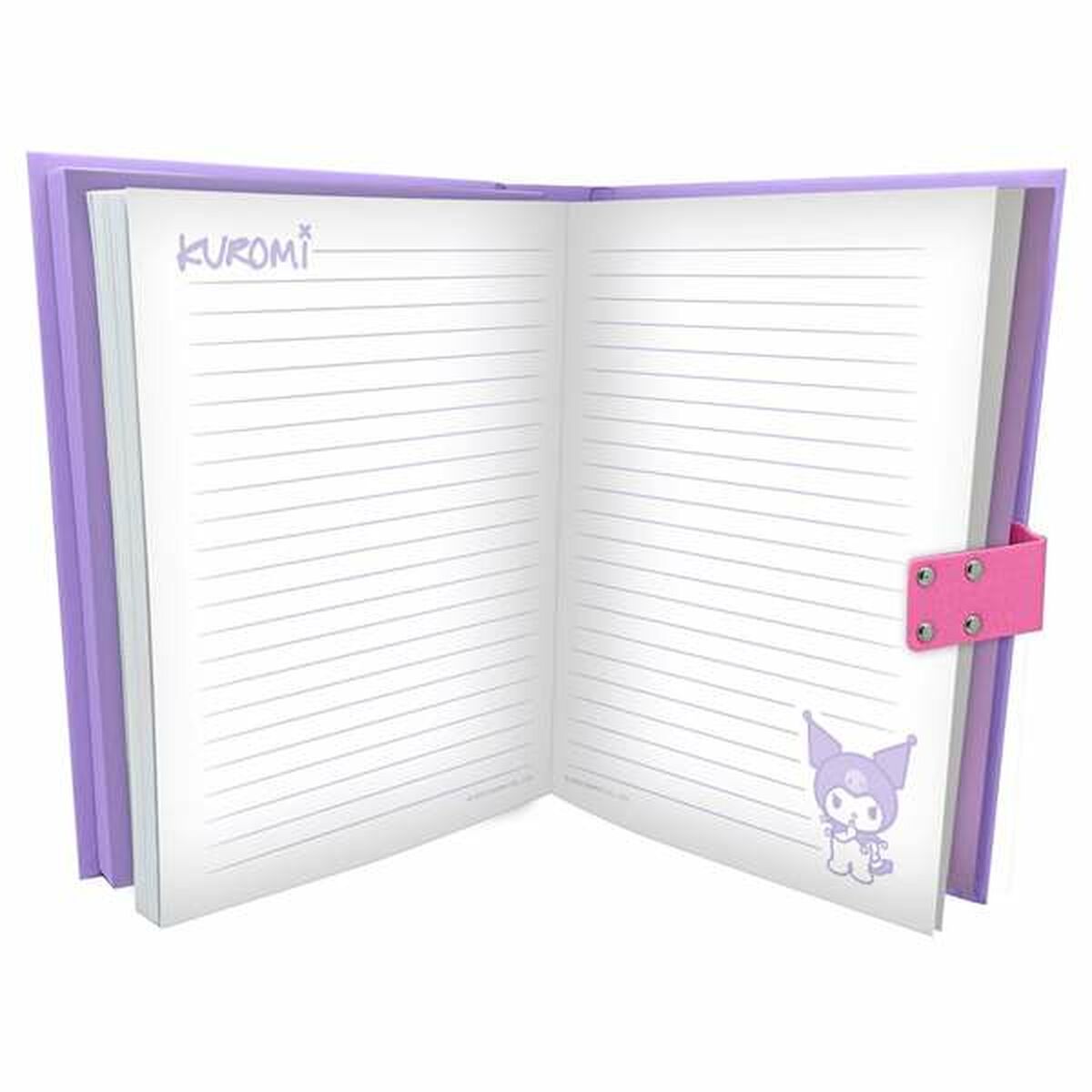 Journal secret avec cadenas Kuromi