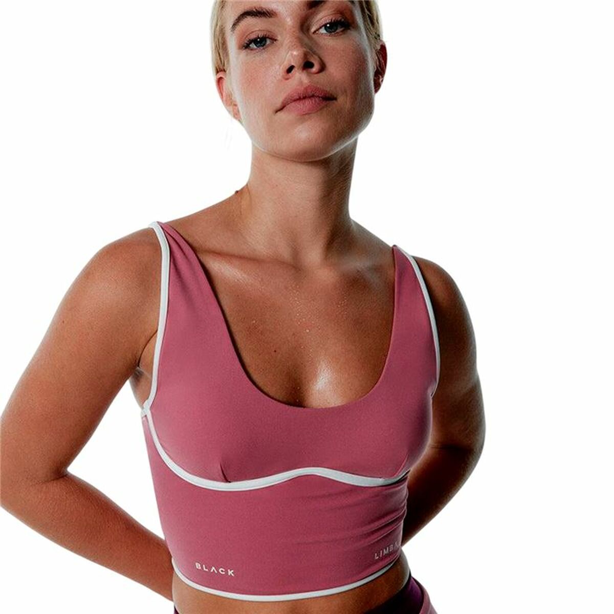 Haut de Sport pour Femme Black Limba Courtedge  Fitness
