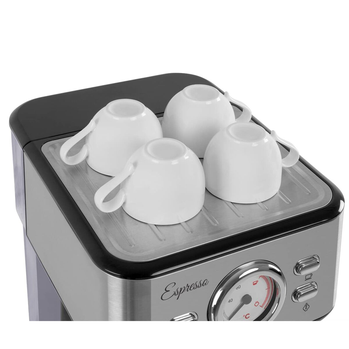 Cafetière superautomatique Orbegozo 17762 ORB Argent 1,5 L