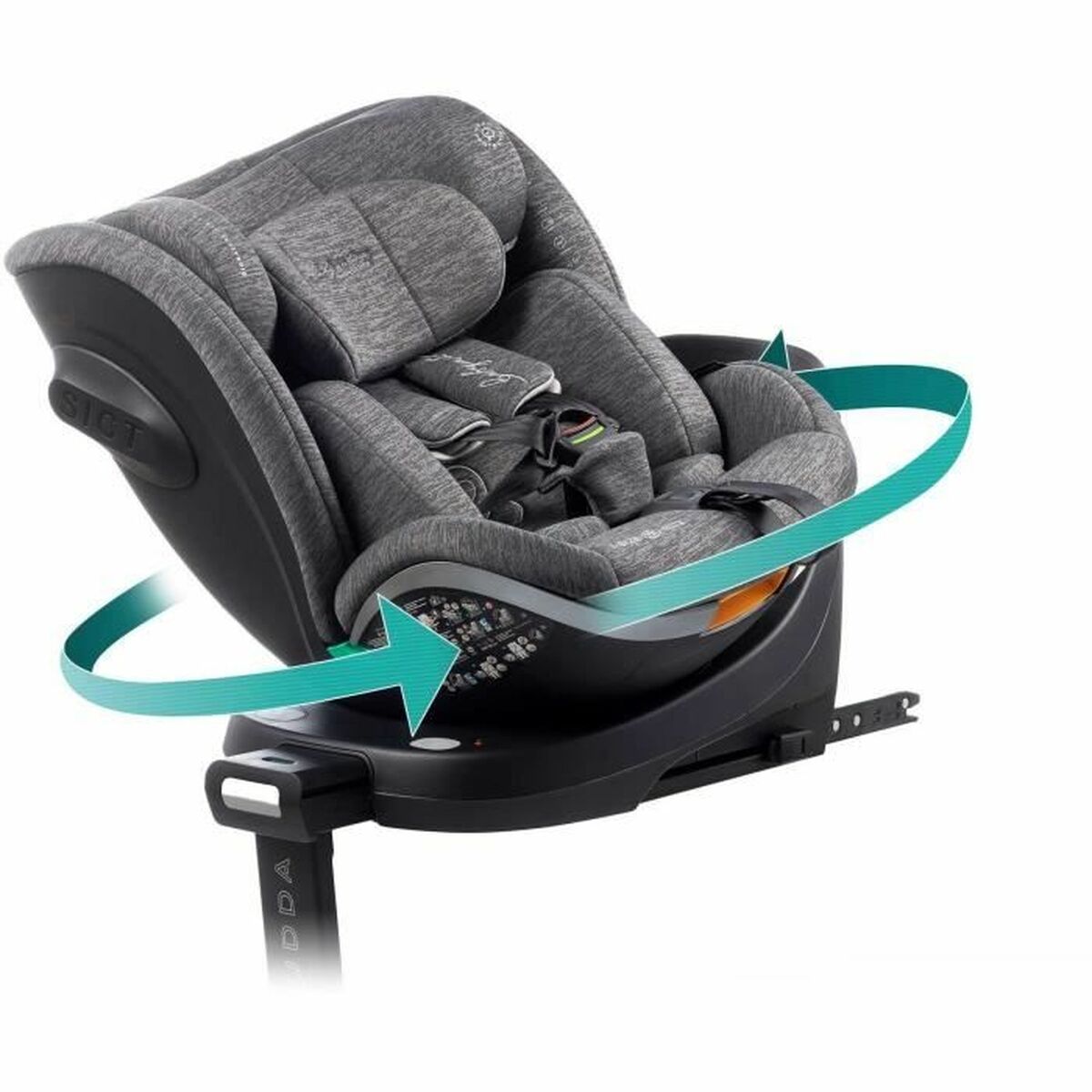 Siège de Voiture Babyauto SCUDDA GREY DOBBY Gris 0 (de 0 a 10 kilos) 0+ (de 0 a 13 kilos) I (9 - 18 kg) II (15-25 kg) III (22 -