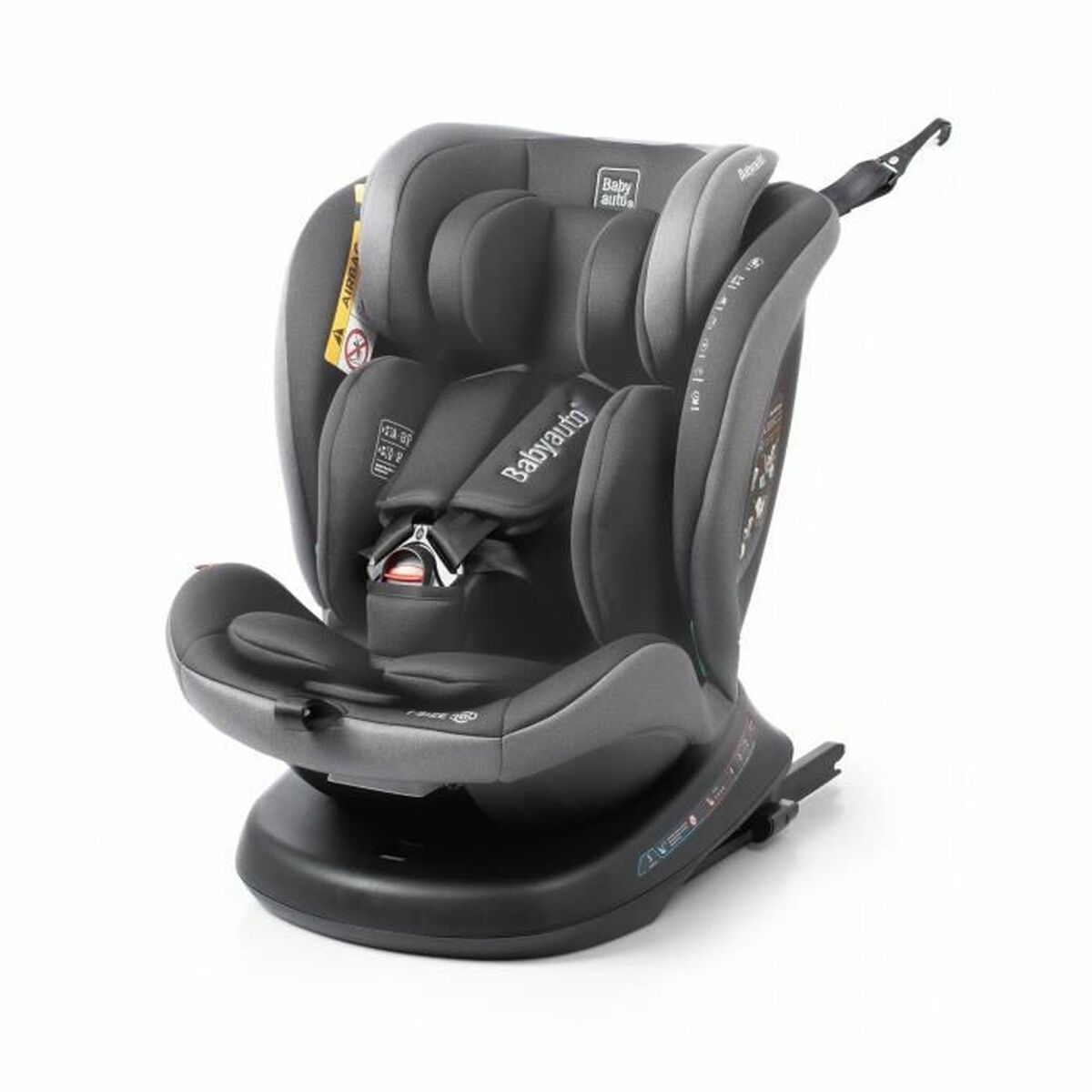 Siège de Voiture Babyauto RODIA Gris 0 (de 0 a 10 kilos) I (9 - 18 kg) II (15-25 kg) III (22 - 36 kg) Enfant ECE R129/04