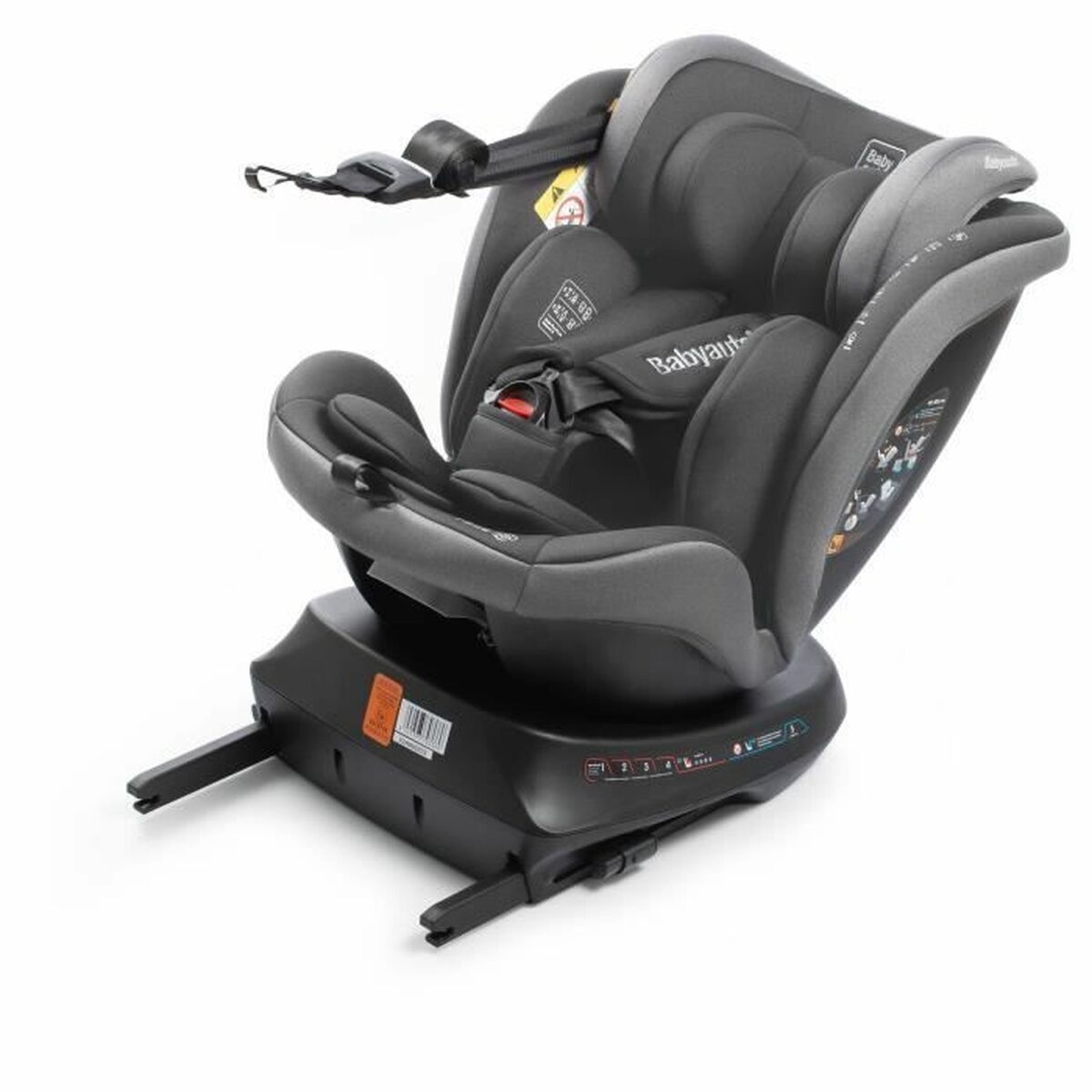 Siège de Voiture Babyauto RODIA Gris 0 (de 0 a 10 kilos) I (9 - 18 kg) II (15-25 kg) III (22 - 36 kg) Enfant ECE R129/04