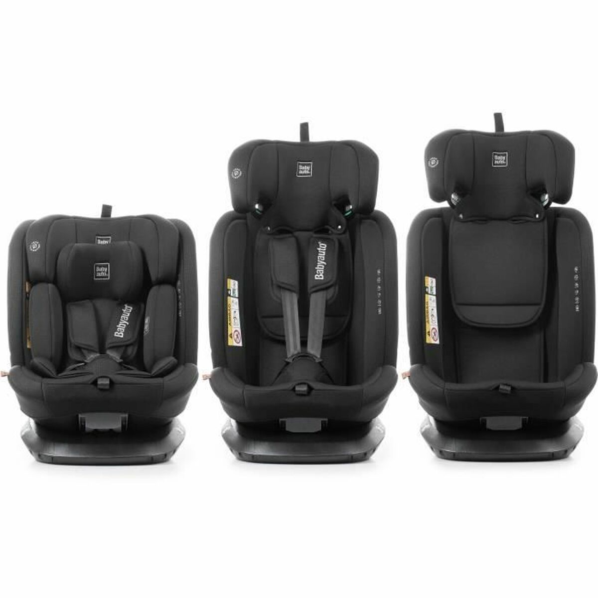 Siège de Voiture Babyauto ACROSS Noir 0 (de 0 a 10 kilos) I (9 - 18 kg) II (15-25 kg) III (22 - 36 kg) Enfant ECE R129/04