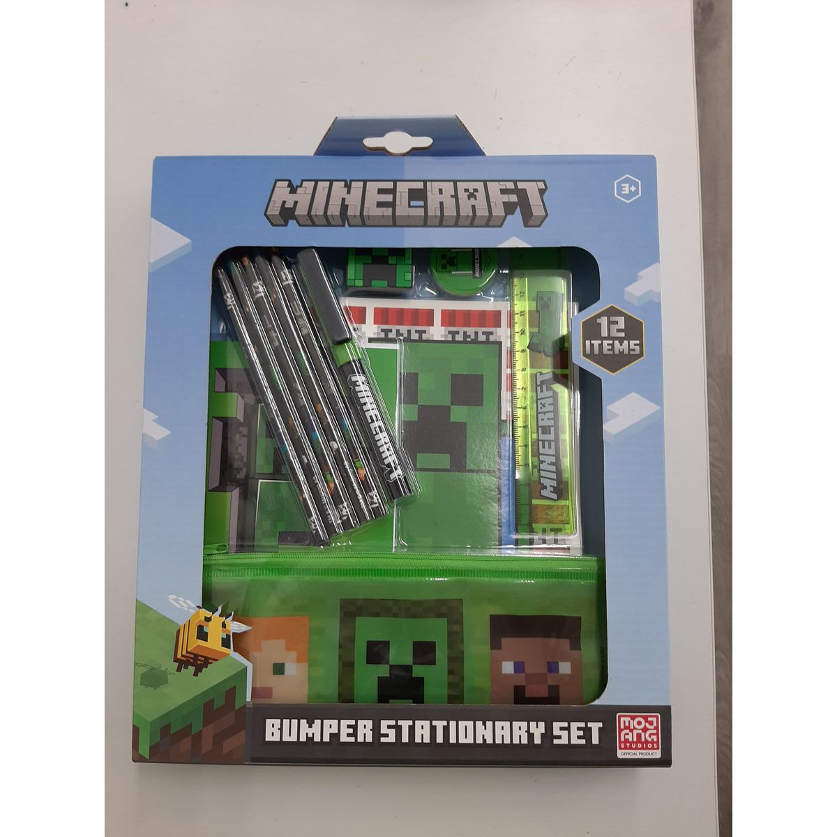 Ensemble de Papeterie Minecraft 29,5 x 25 x 3 cm 12 Pièces
