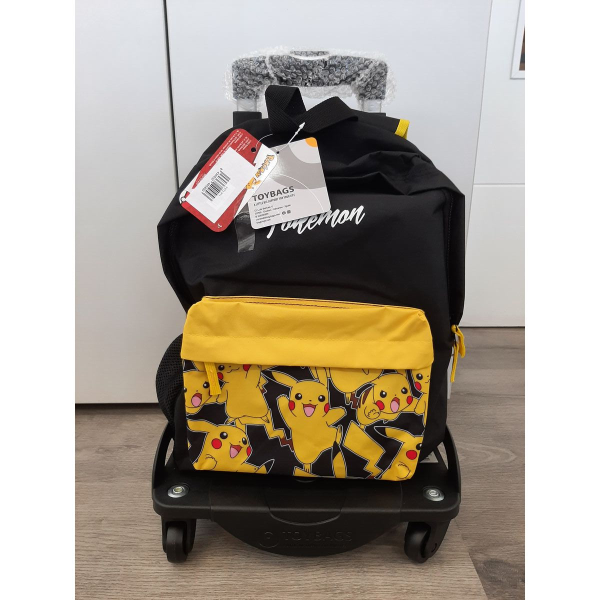 Cartable à roulettes Pokémon Pikachu 42 x 31 x 13,5 cm