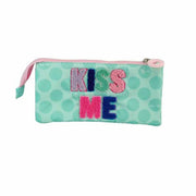 Trousse Fourre-Tout Triple Toybags Kiss Me 11 x 23 x 5 cm