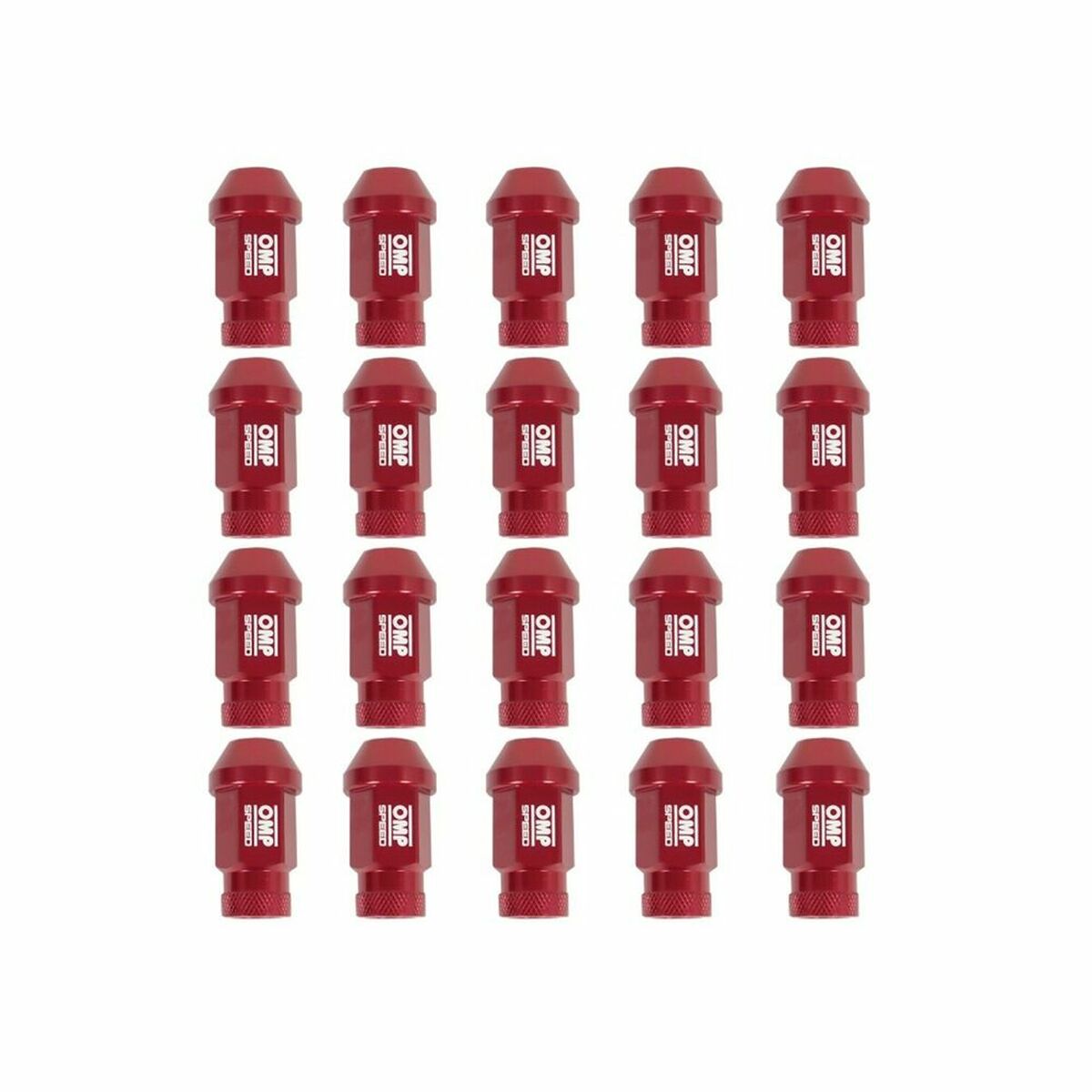 Set Vis OMP 7075 Rouge 20 uds M14 x 1,25