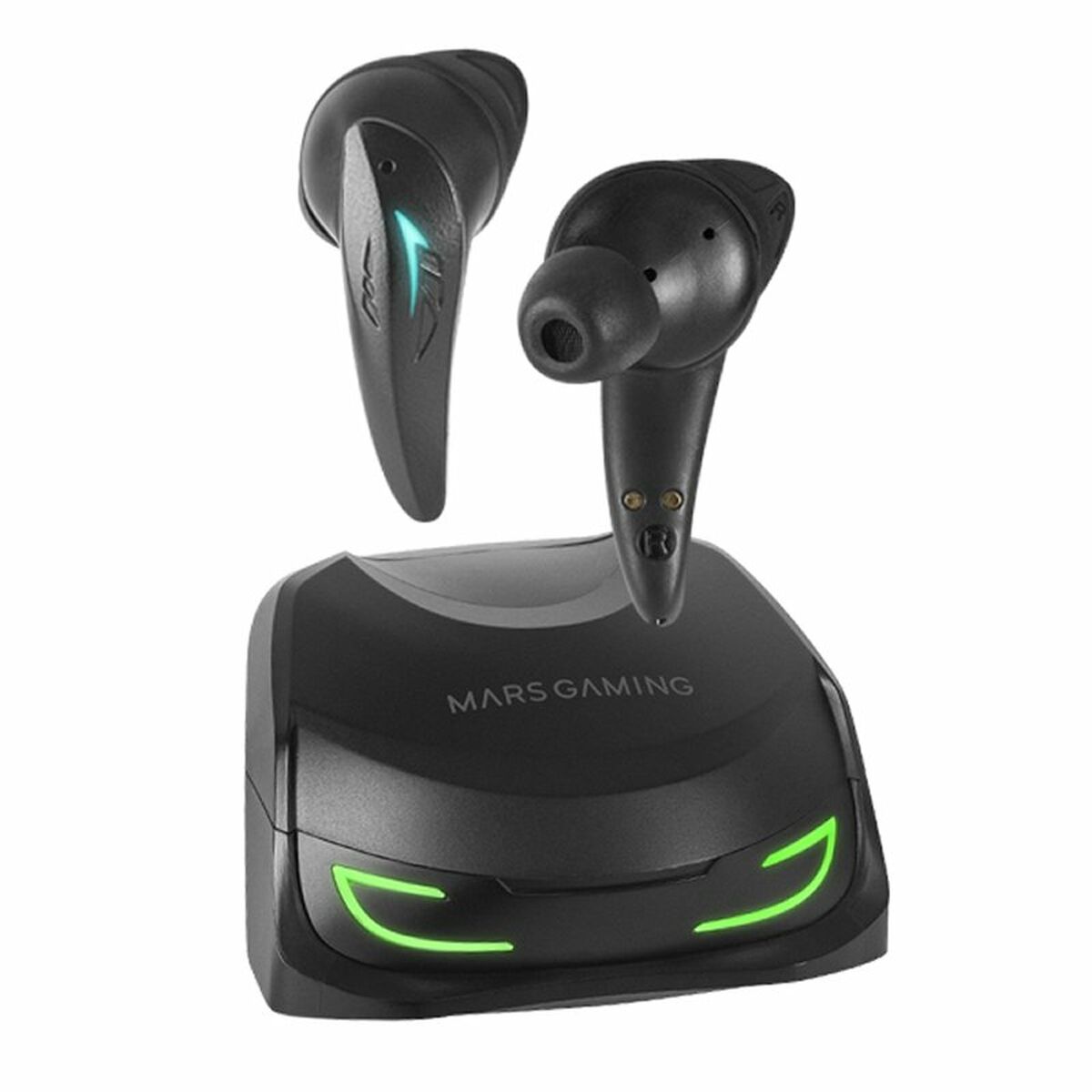 Casques avec Microphone Mars Gaming MHIULTRAW Noir