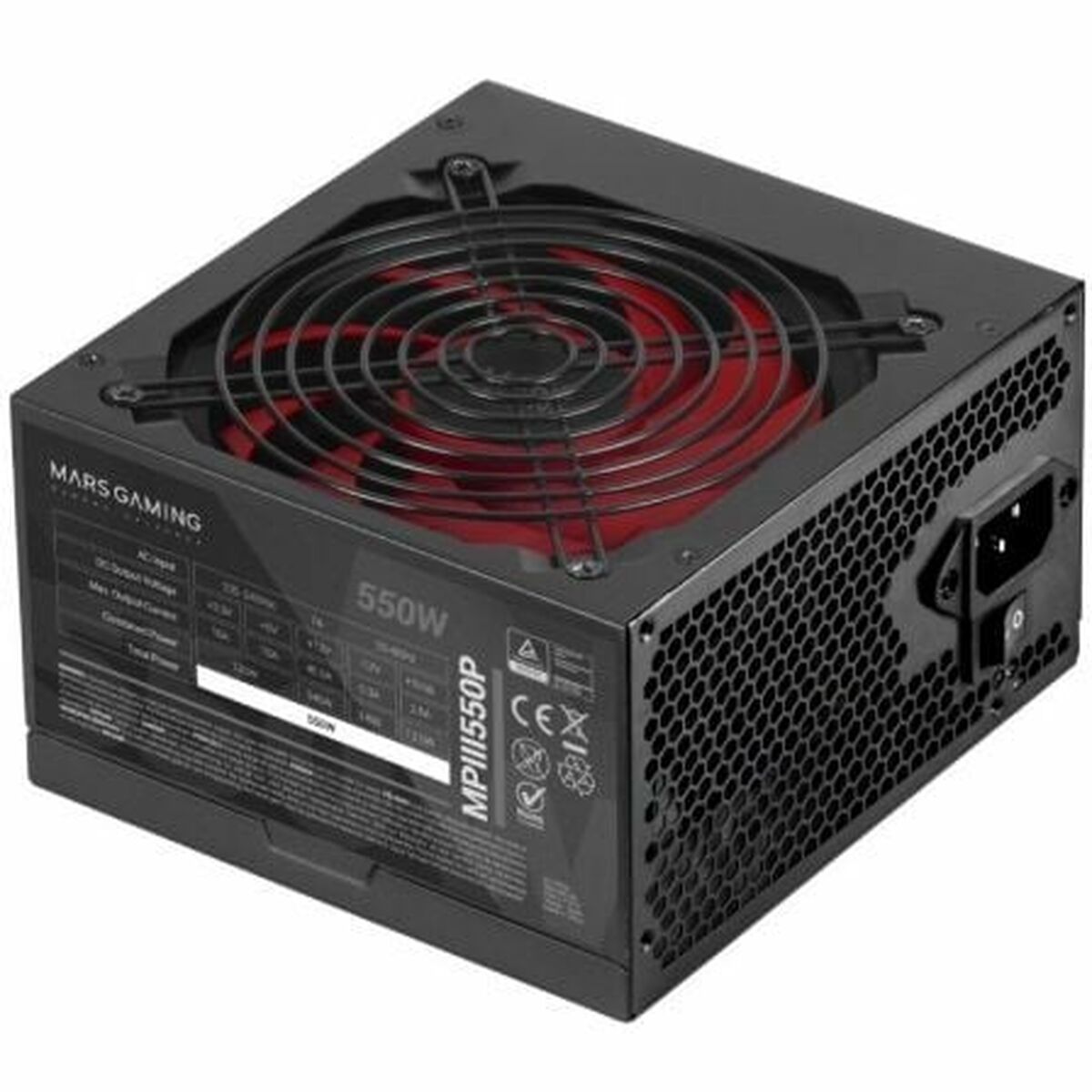 Bloc d’Alimentation Mars Gaming MPIII550P ATX 550 W