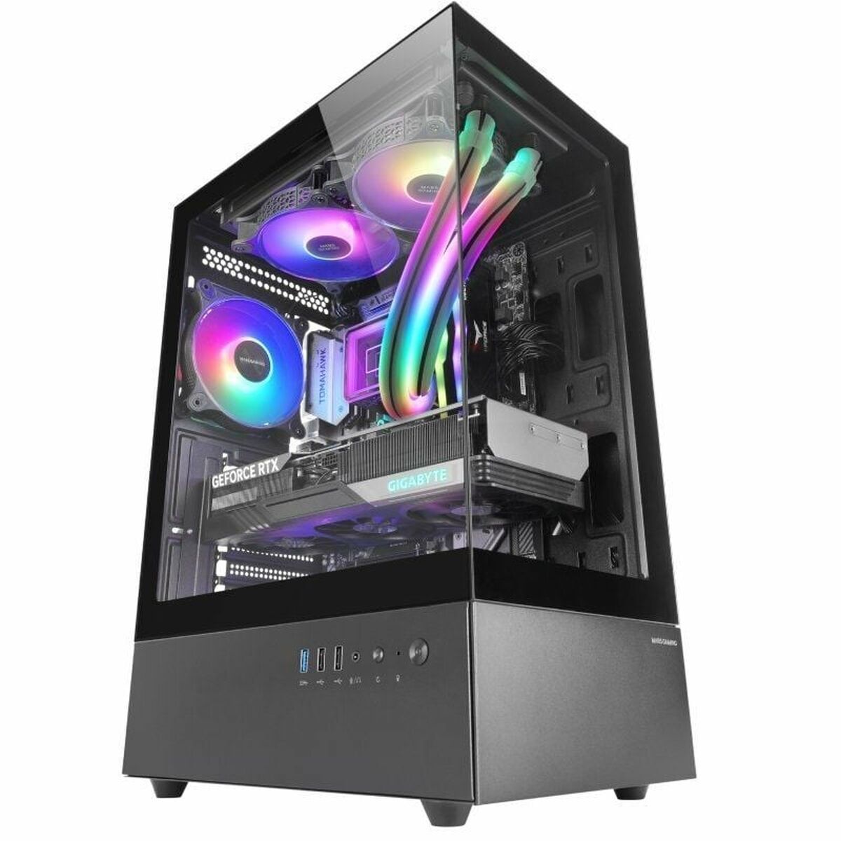 Boîtier ATX semi-tour Mars Gaming MCXO Noir