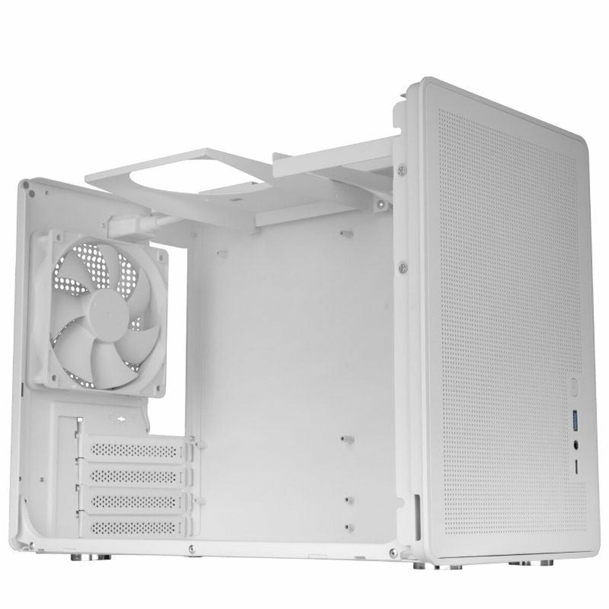 Boîtier mini-tour Micro ATX / ITX Mars Gaming MCXPROW Blanc