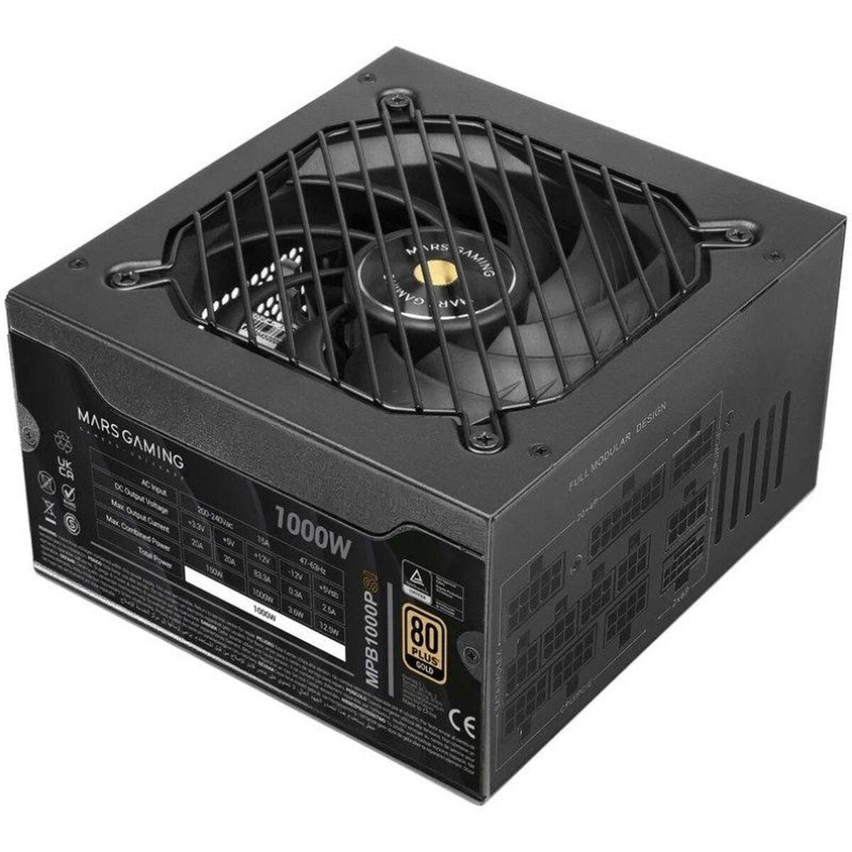Bloc d’Alimentation Mars Gaming MPB1000PSI ATX 1000 W 80 Plus Gold