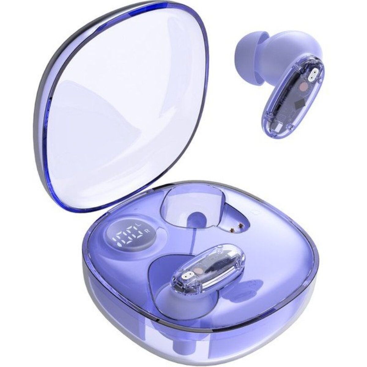 Écouteurs Sans Fil avec Étui de Charge Mars Gaming MHIB2PP Violet