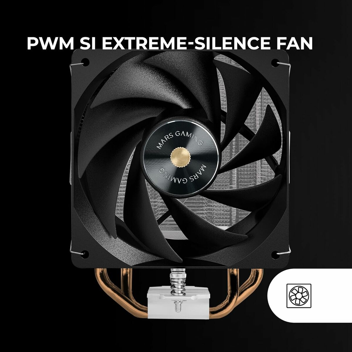 Support de refroidissement pour ordinateur portable Mars Gaming MCPUX4