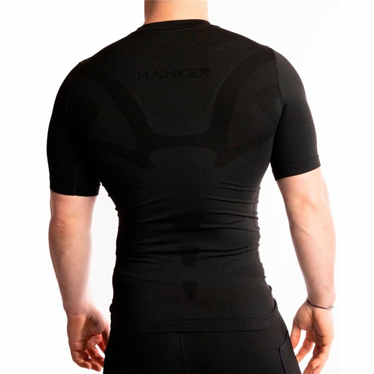 T-shirt à manches courtes homme Hanker Noir