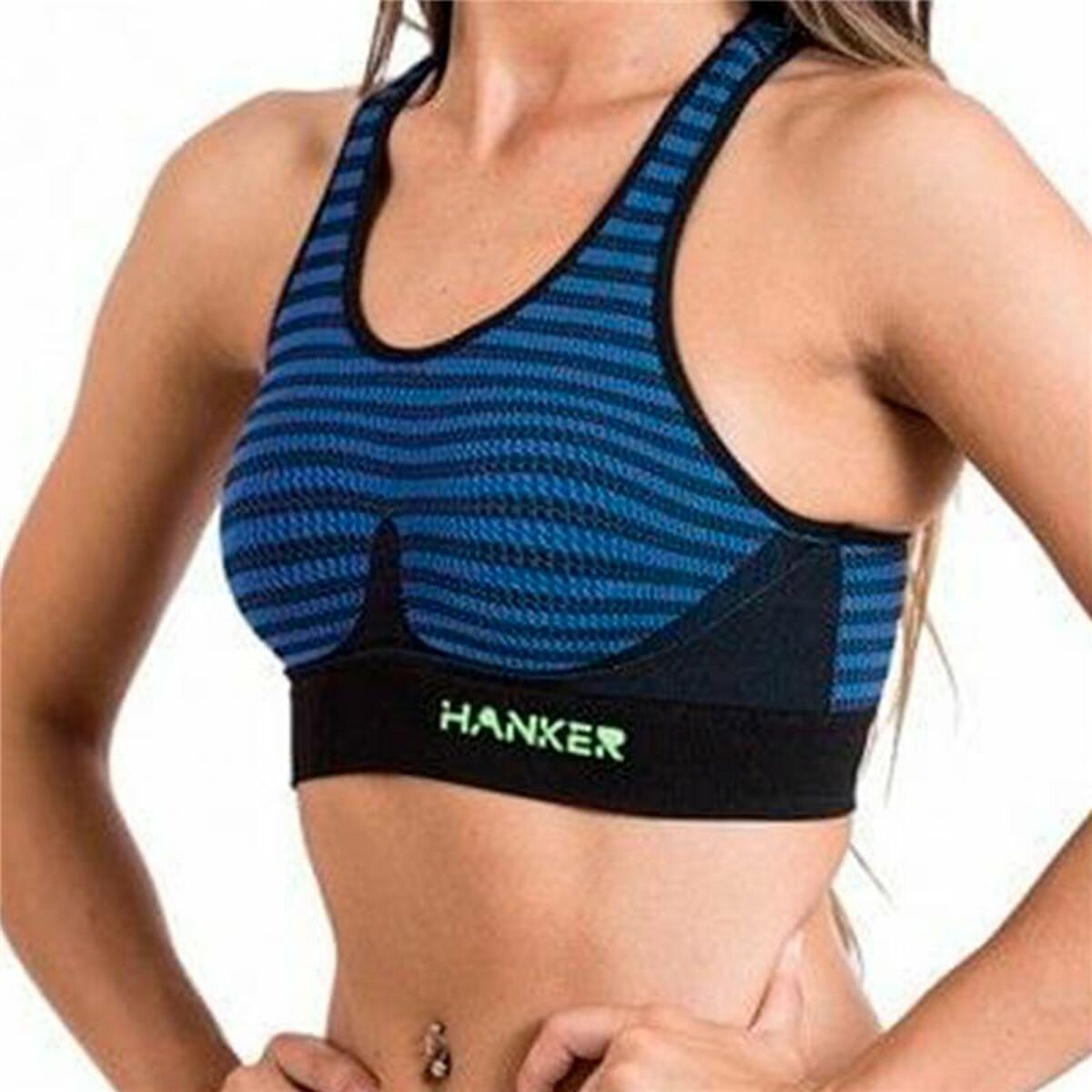 Soutien-gorge de Sport Hanker Top Cane Bleu