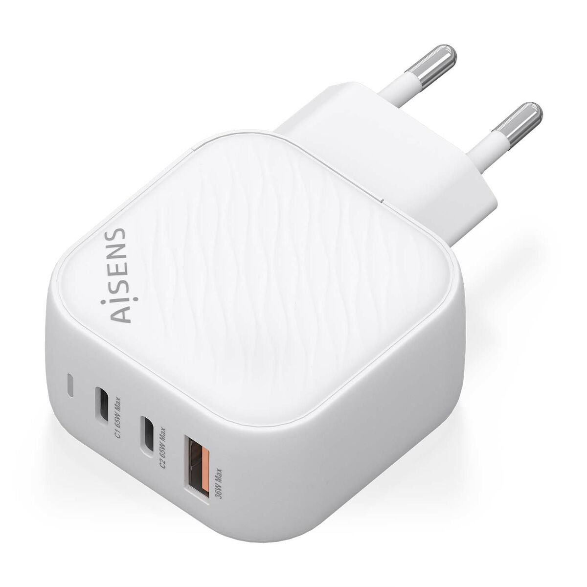 Chargeur mural Aisens ASCH-65W3P026-W Blanc 65 W (1 Unité)