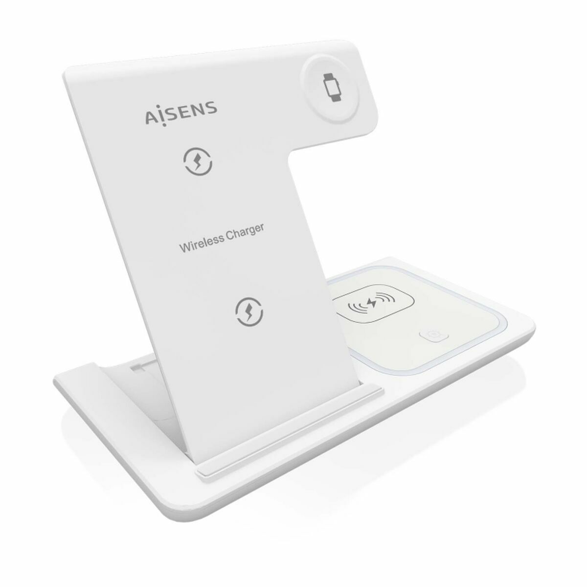 Chargeur sans fil Aisens ASCH-15W3WC044-W Blanc 15 W 3-en-1
