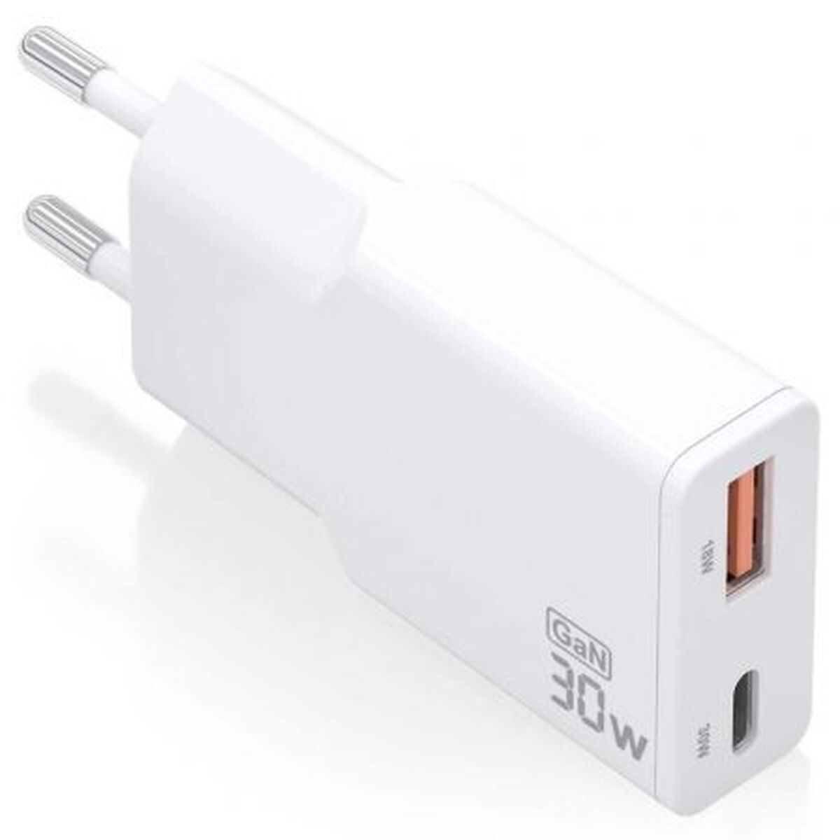 Chargeur mural Aisens ASCH-30W2P046-W Blanc 30 W