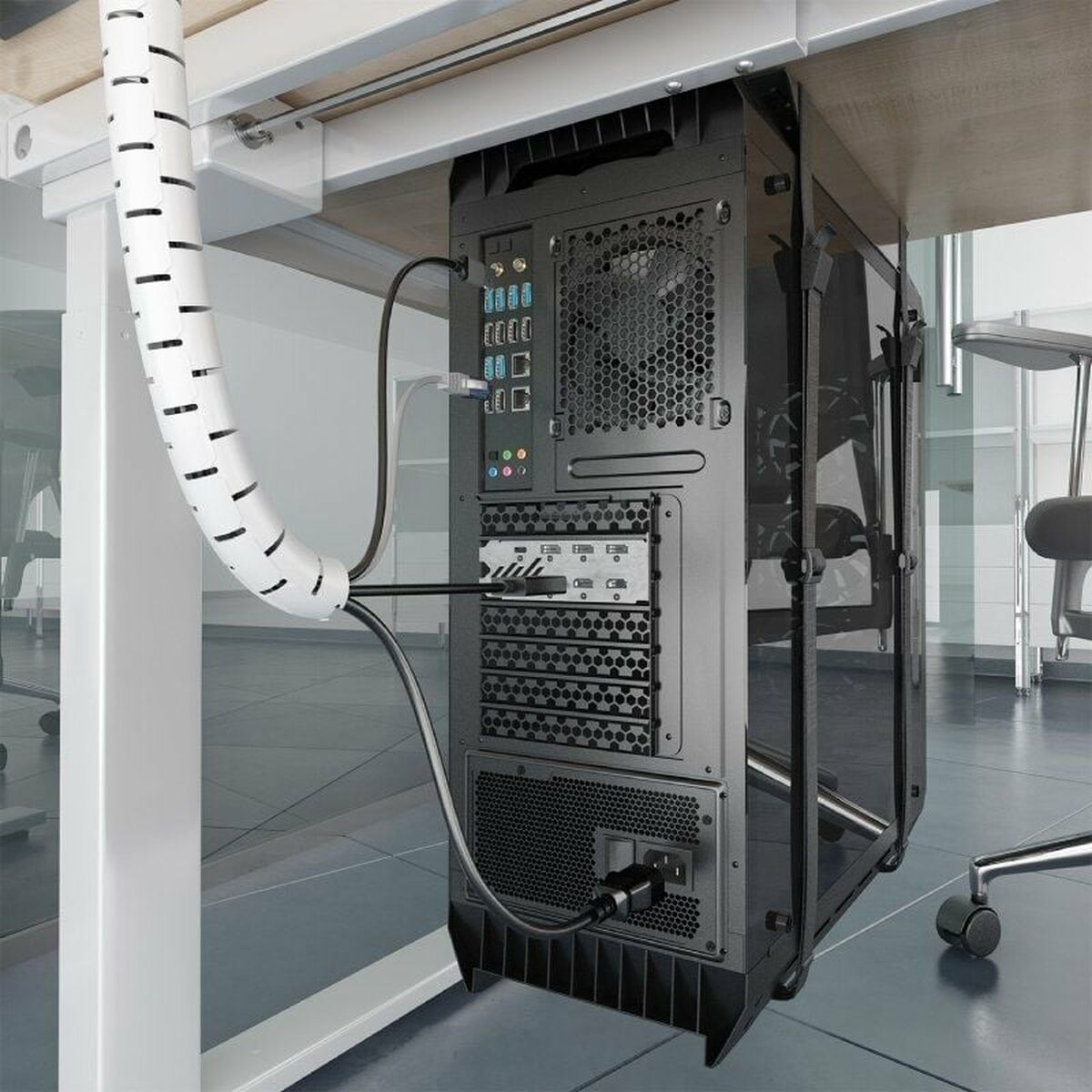 Organisateur de Câbles Aisens A151-0919 Blanc