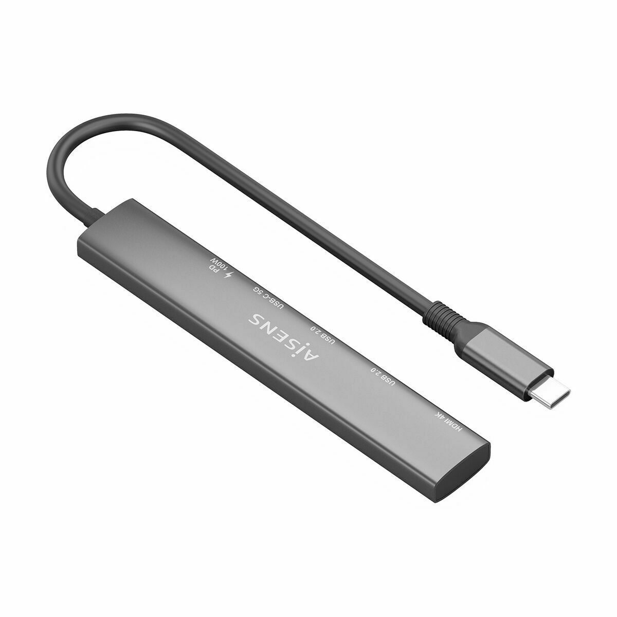 Hub USB Aisens ASUC-5P022-GR
