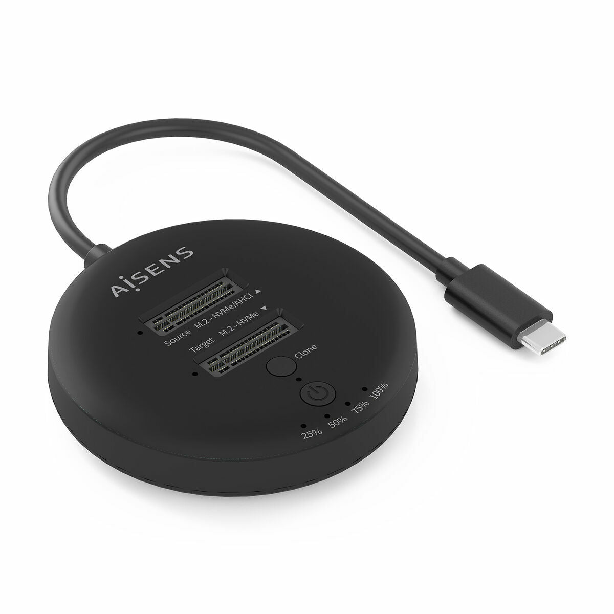 Base de charge Aisens ASDS-2M2N05-BK Noir
