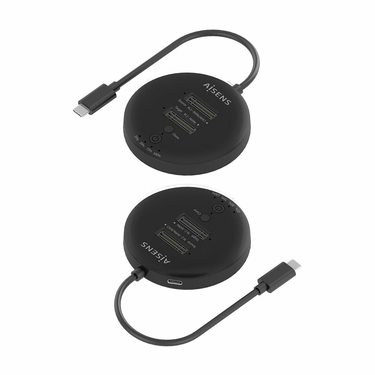 Base de charge Aisens ASDS-2M2N05-BK Noir