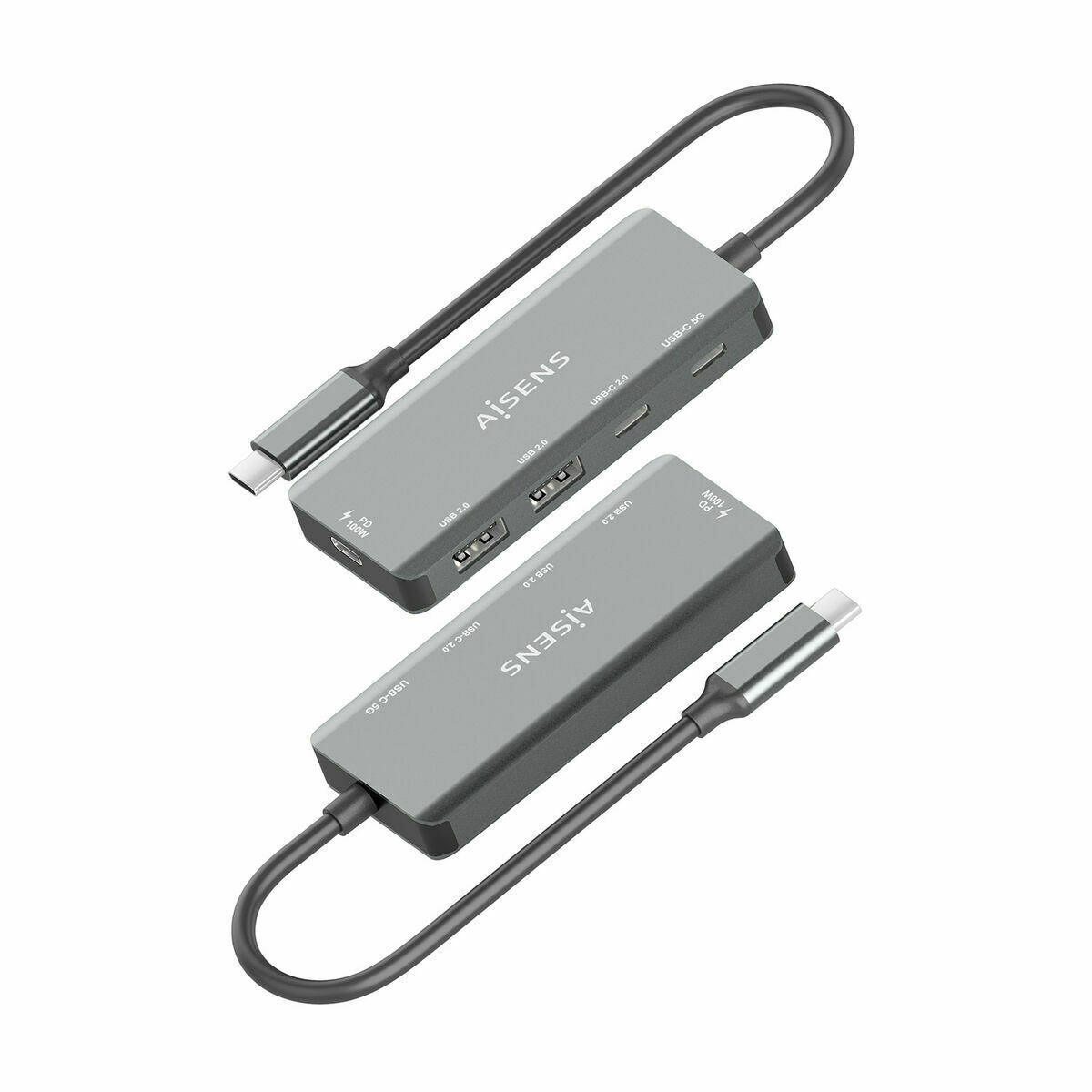 Hub USB Aisens A109-0946 Gris
