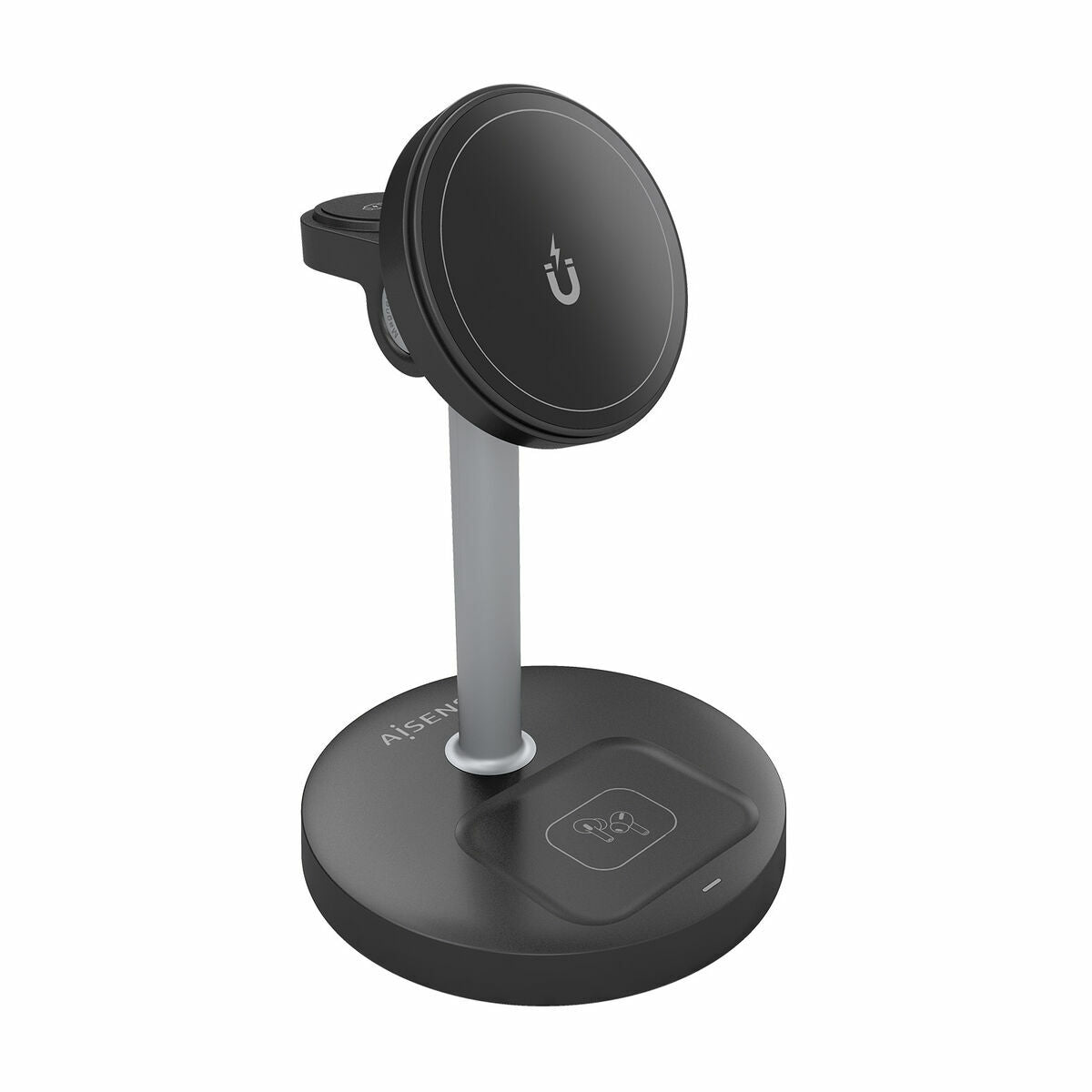 Chargeur sans fil Aisens ASCH-15W3WC066-BK Noir 15 W 50 W