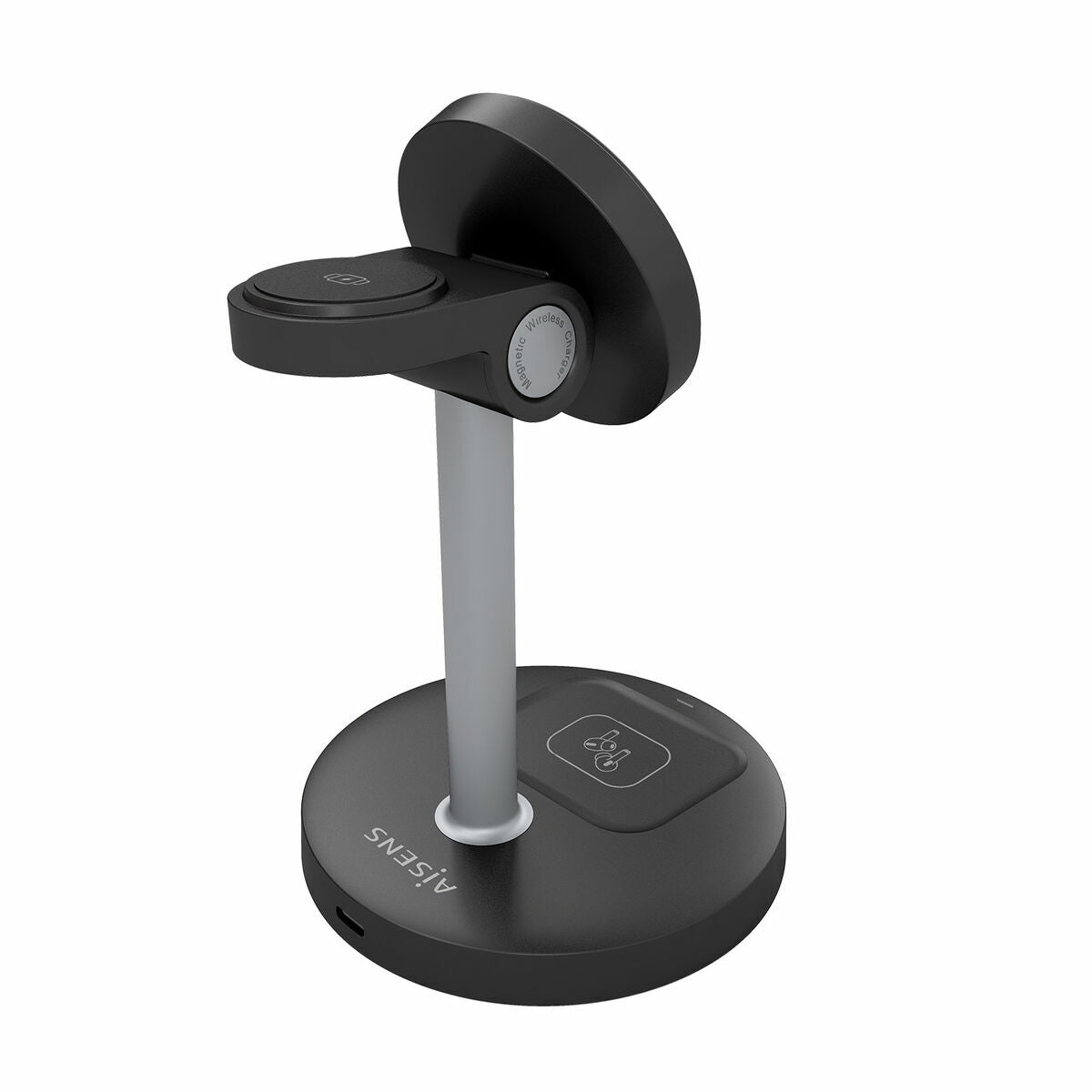 Chargeur sans fil Aisens ASCH-15W3WC066-BK Noir 15 W 50 W