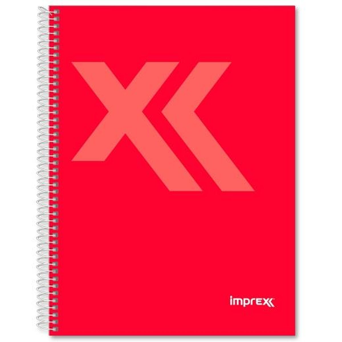 Cahier Imprex Rouge A5 80 Volets (4 Unités)