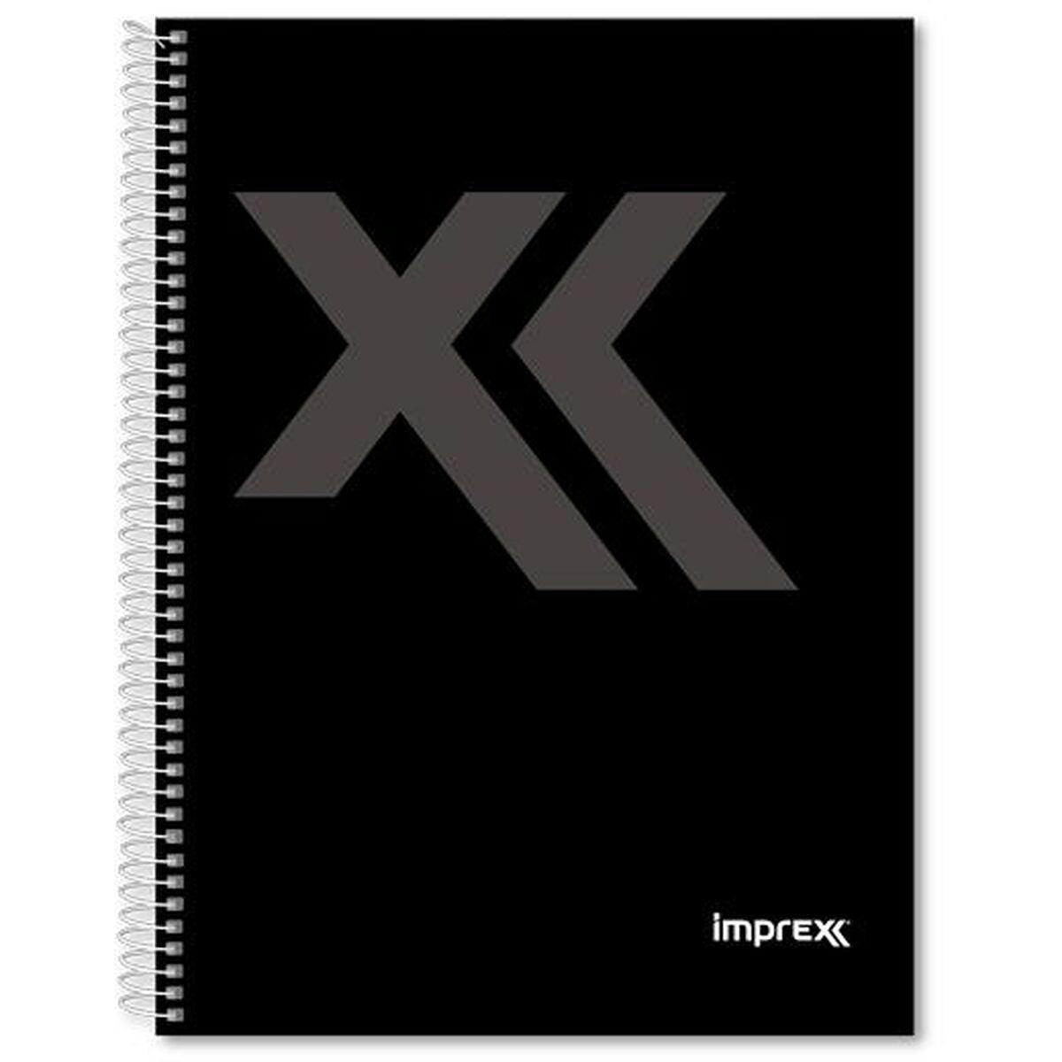 Cahier Imprex Noir Feuille 80 Volets (4 Unités)