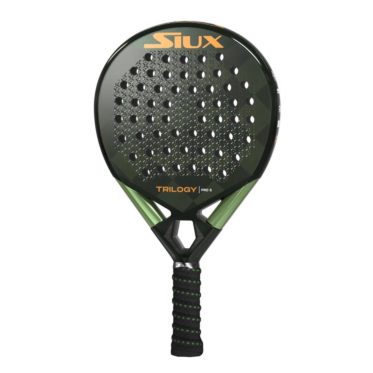 Raquette de Padel Siux Trilogy Pro 5 2025 Noir Vert Carbone EVA
