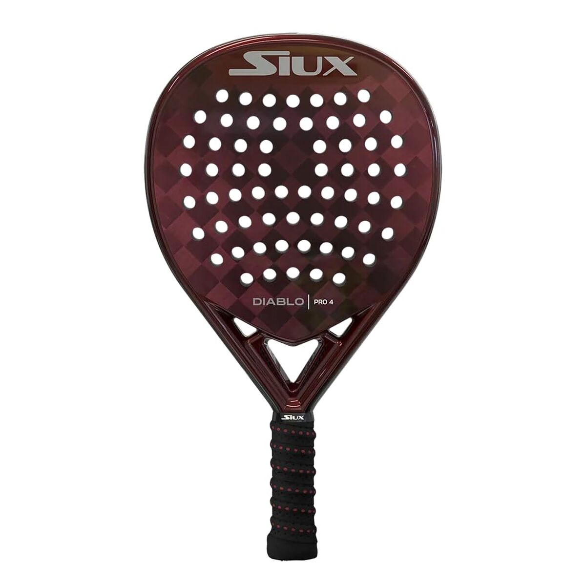Raquette de Padel Siux Diablo Pro 4 Rouge Carbone EVA