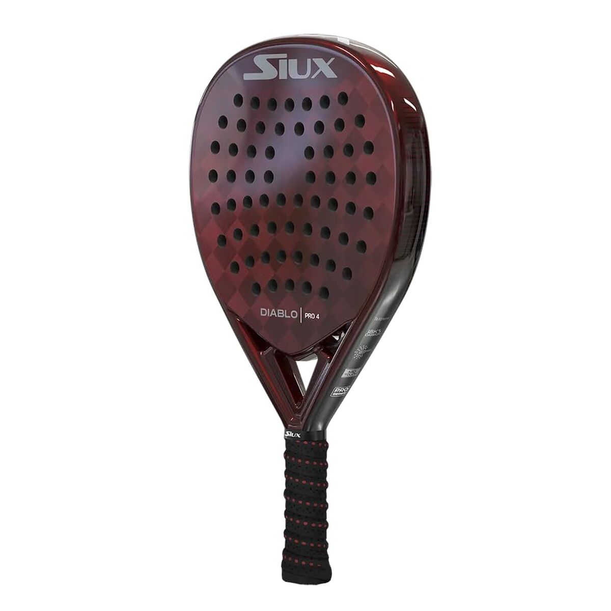 Raquette de Padel Siux Diablo Pro 4 Rouge Carbone EVA