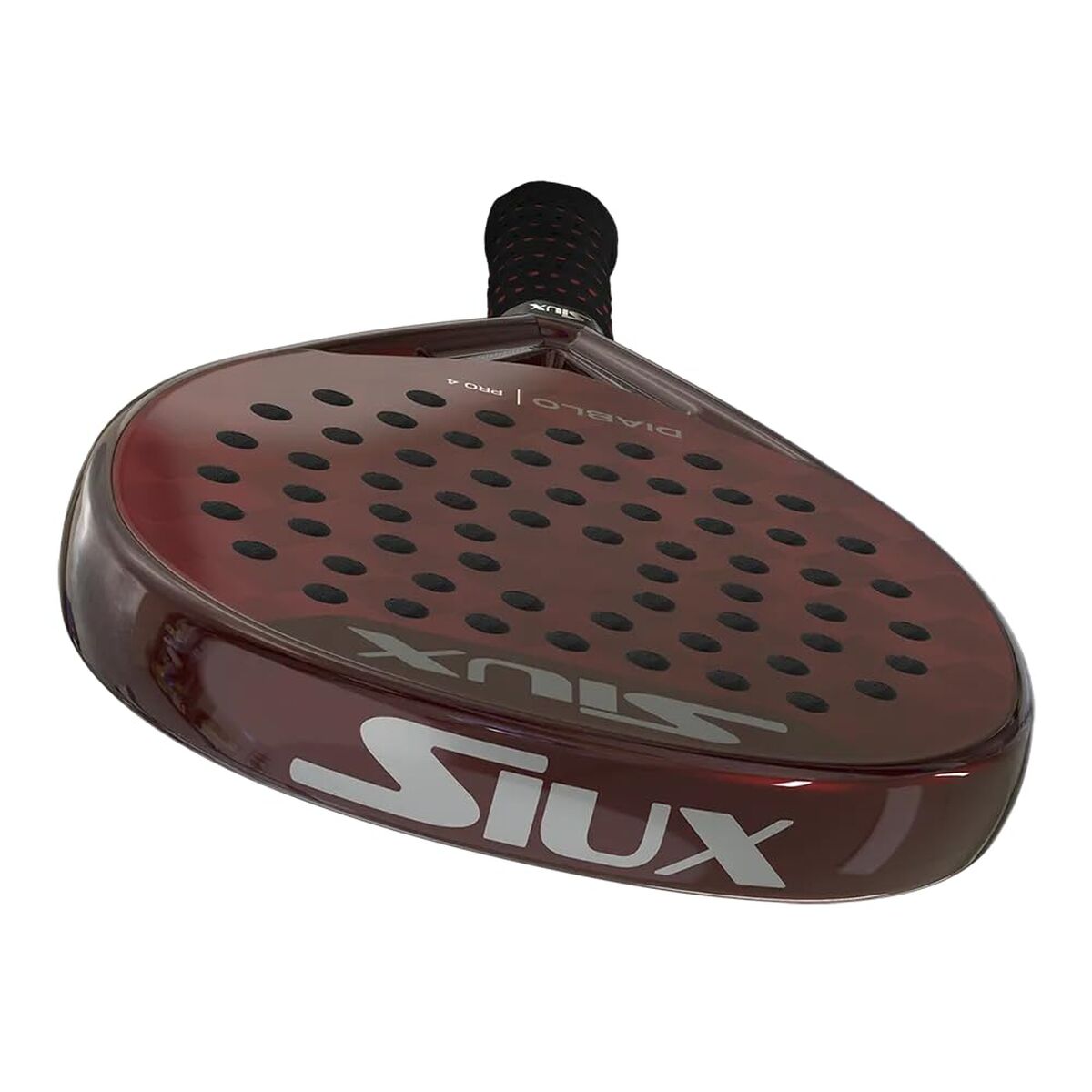 Raquette de Padel Siux Diablo Pro 4 Rouge Carbone EVA