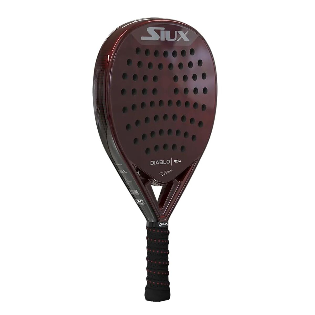 Raquette de Padel Siux Diablo Pro 4 Rouge Carbone EVA
